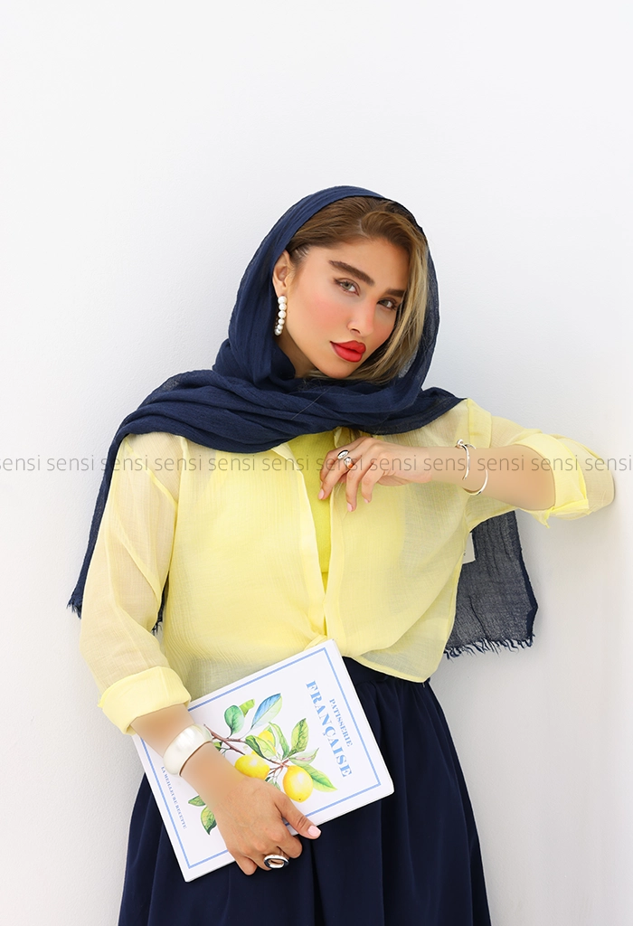 شومیز شیشه ای جلو پیچ کد1005979